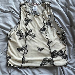 Boutique Butterfly Tank Top